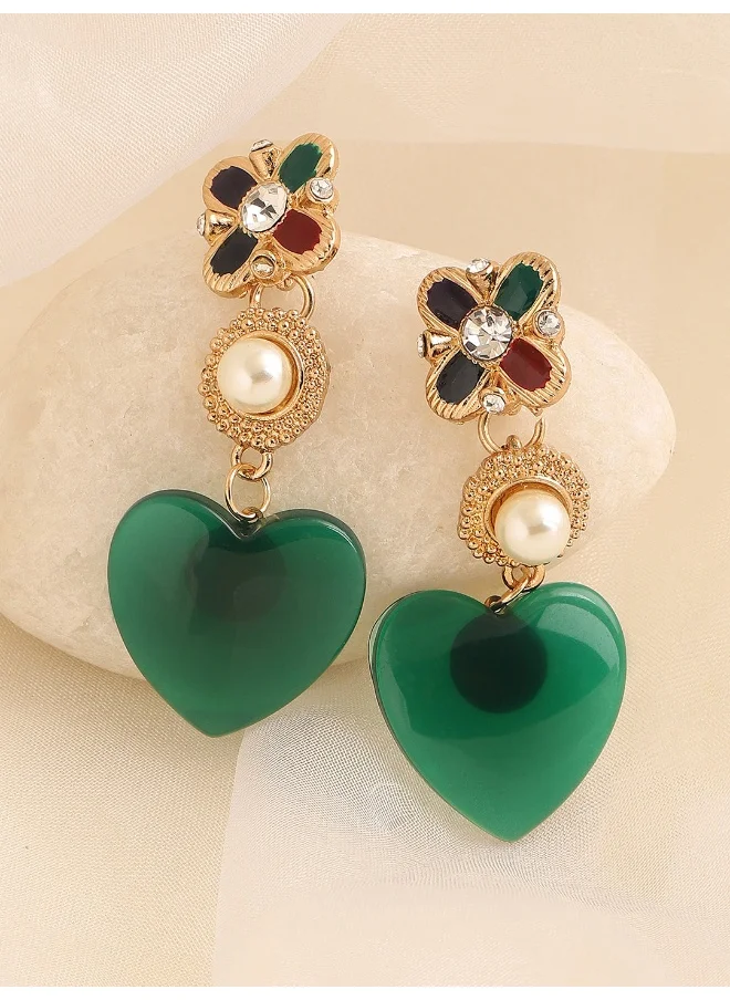 SOHI Ethnic Drop Earrings