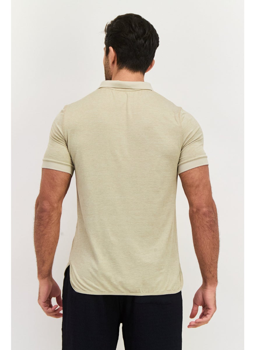 Men Sportswear Fit Short Sleeve Tennis Polo Shirt, Khaki - pzsku/ZB13DA0AA9FB3BBBF67DDZ/45/_/1737642230/7b5d5ee7-6b7b-4124-bacf-e9745efa6f68