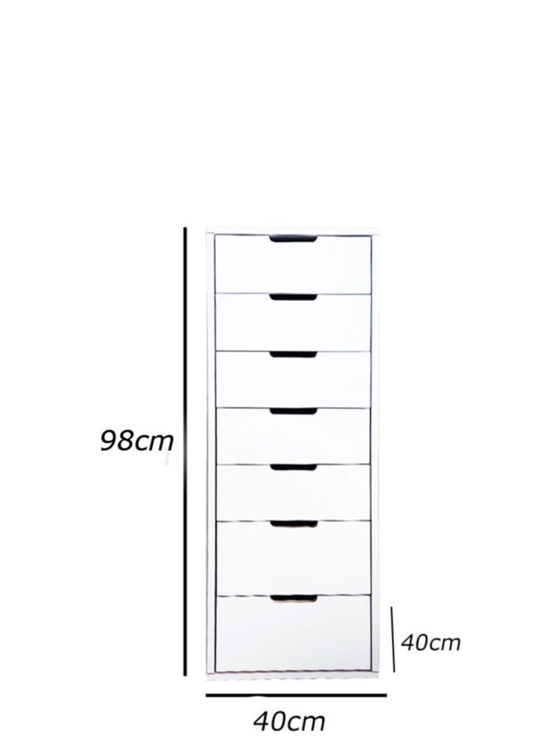 فرنتشر ستور وحدة ادراج مودرن - ارتفاع 98 سم - عرض 40 سم - عمق 40 سم ، من فرنتشر ستور. - Image 2