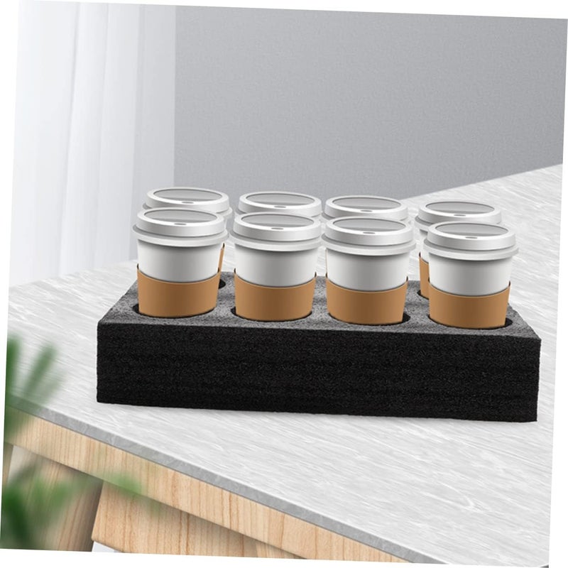 2pcs Coaster Drink Carrier Tray Cup Holder Coffee Mug Holder for Serving Tray Beverage Takeout - Image 4