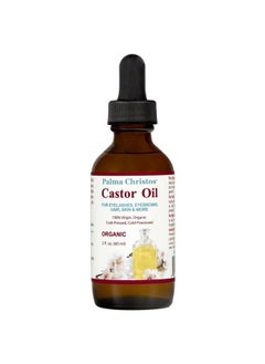 Castor Oil, Organic, 100% Pure, Cold-Pressed, Hexane-Free Products. Helps with Conditions for Hair Growth for Eyebrows, Hair, and Eyelashes. Natural Hair Treatment Oil for Women and Men. 2 oz.