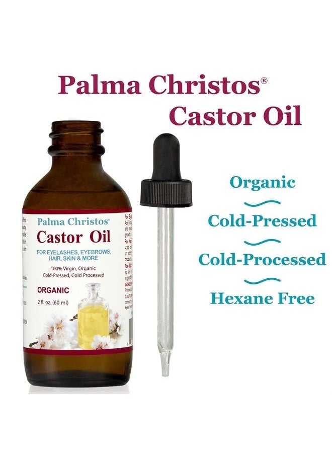 baar - Castor Oil, Organic, 100% Pure, Cold-Pressed, Hexane-Free Products. Helps with Conditions for Hair Growth for Eyebrows, Hair, and Eyelashes. Natural Hair Treatment Oil for Women and Men. 2 oz. - Image 1