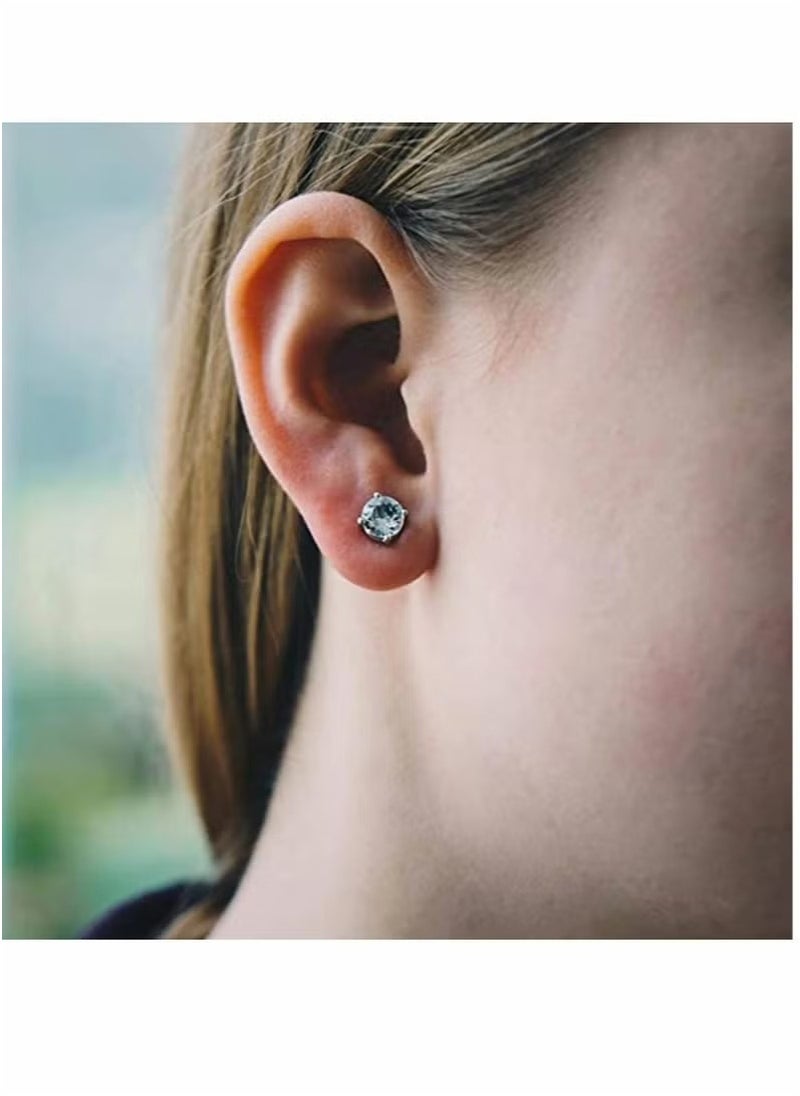 Generic Magnetic Stud Earrings for Men & Women – 8mm Non-Piercing Stainless Steel Hypoallergenic Earrings, 1 Pair  - Image 5