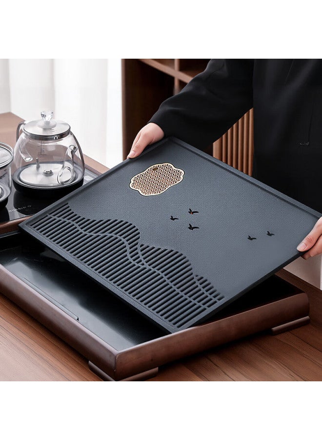 Tangfeng High-end Kung Fu Tea Set With Tea Table, Integrated Teapot, Tea Infuser, Tea Tray, And Complete Set - Image 3