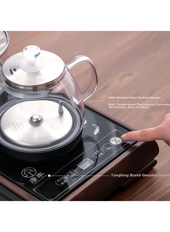 Tangfeng High-end Kung Fu Tea Set With Tea Table, Integrated Teapot, Tea Infuser, Tea Tray, And Complete Set - Image 2