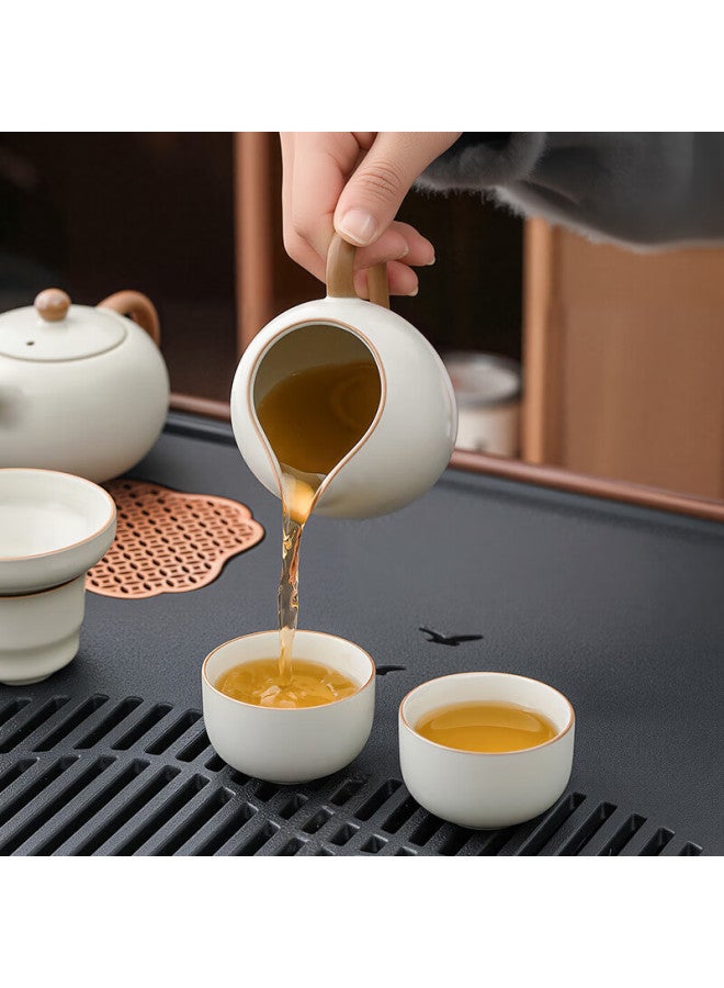 Tangfeng High-end Kung Fu Tea Set With Tea Table, Integrated Teapot, Tea Infuser, Tea Tray, And Complete Set - Image 5