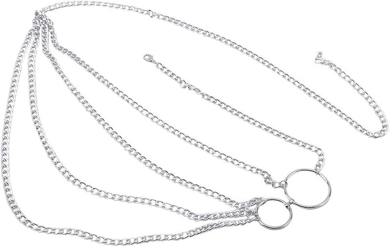 jellyflow Women's Waist Chain Multi-Layered Retro Tassels Waist Belt Chain Body Jewelry Accessories - Image 2