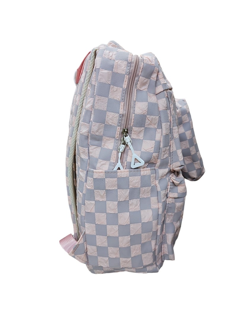 Generic Large Capacity Multifunctional Casual Waterproof Double Shoulder School Backpack for Girls Kids with Pencil Case and Gift.  - Image 2