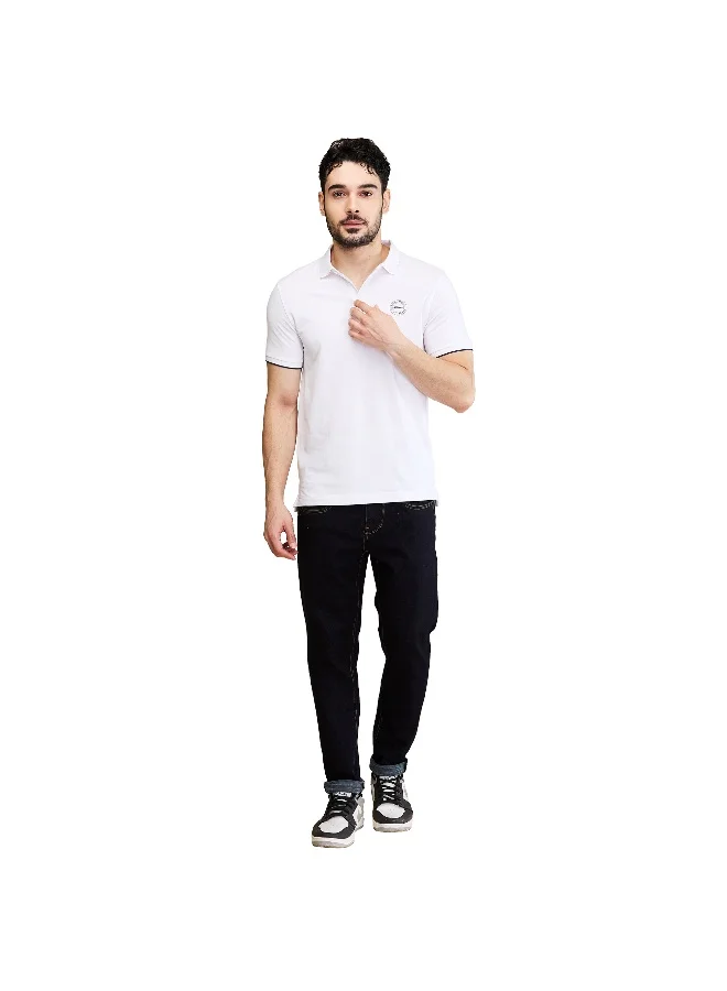 بيينغ هيومان Mens Dark Tone Cropped Fit Denims