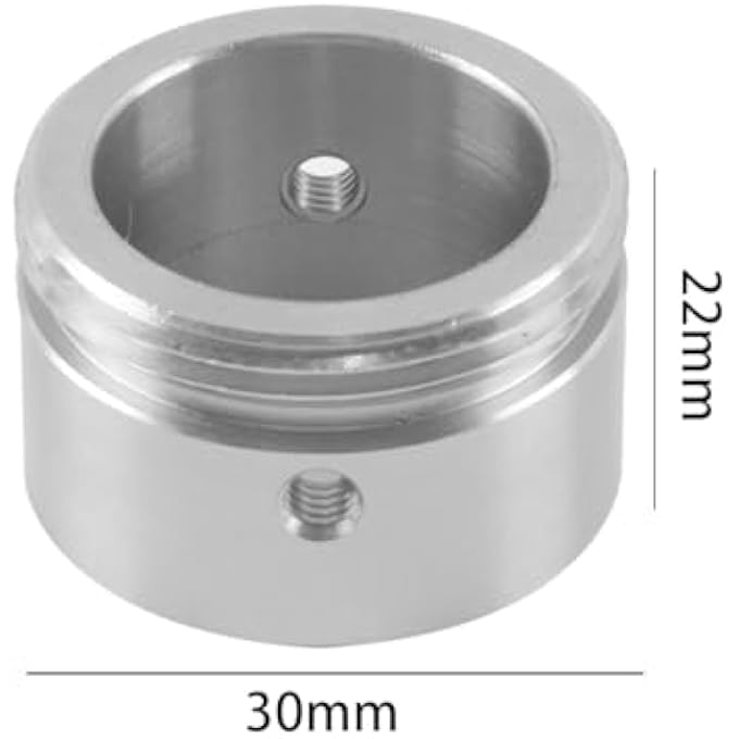 STAINLESS STEEL HEATING VALVE ADAPTER, 2 PCS OF THERMOSTATIC HEAD ADAPTERS WITHOUT STRIPES, RADIATOR VALVE RA ADAPTER TO M30 X 1.5 WITH HEXAGON WRENCH - Image 3