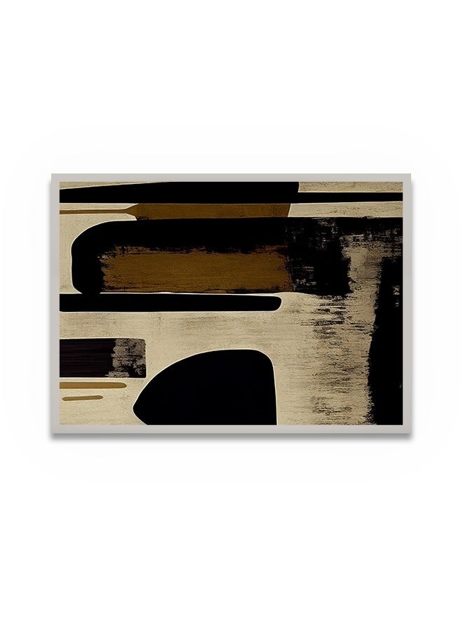 Marktna Canvas Wall Art For Wall Decoration Bohemian art Design With A Hollow Silver Frame Size 120x80cmOne Piece - Image 2