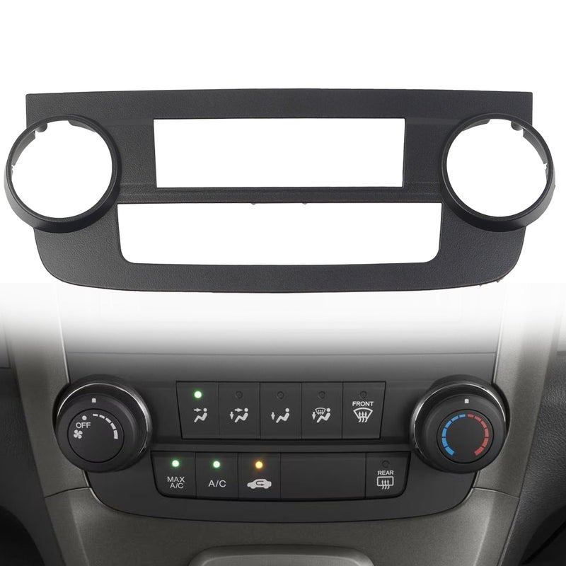 Dasbecan AC Control Panel Center Dash Vent Trim Compatible with Honda CRV CRV 20072011 Air Conditioning Outlet Frame Bezel Manual AC
