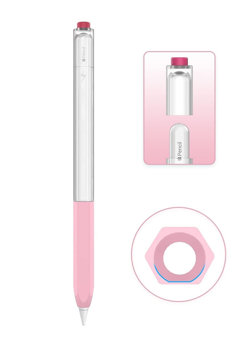 SYOSI Sleeve Pencil Case Compatible with Apple Pencil 2nd Generation, Dual Color Soft Silicone Protective Cover Non-Slip Sleeve Skin Compatible with Magnetic Charging and Double Tap - Image 1