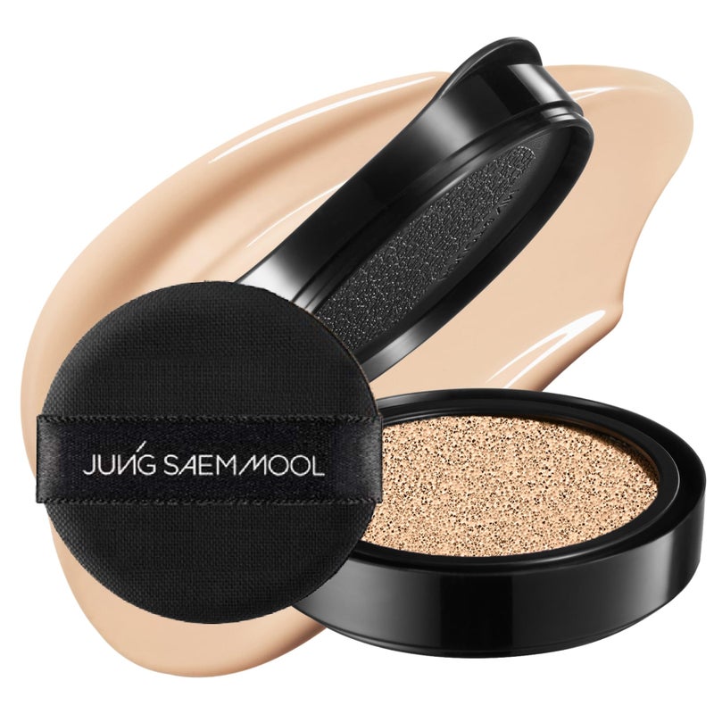 JUNG SAEM MOOL [JUNGSAEMMOOL OFFICIAL] Essential Skin Nuder Cushion (04 N Light) | Refill Only | Natural Finish | SPF50 Broad Spectrum | Makeup Artist Brand - Image 1