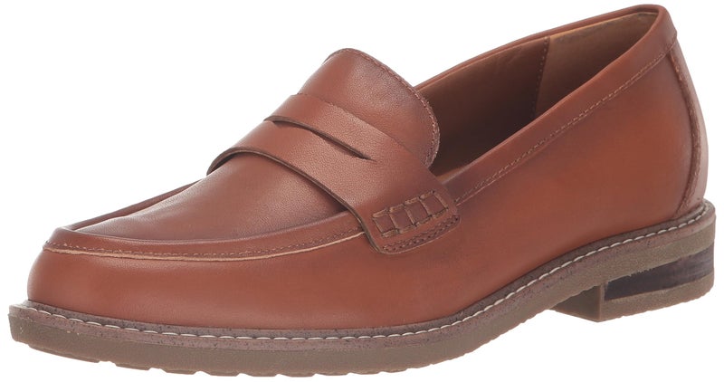 EarthÂ® Women's JAVAS Slip-on Penny Loafer, Brown 210, 7.5 M