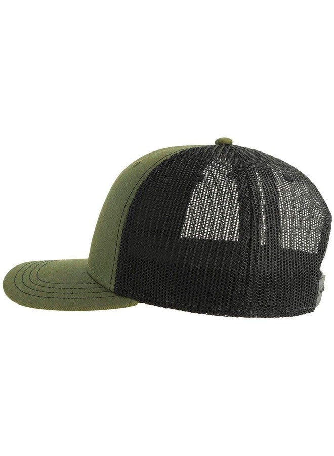 Artexia Snapback Trucker Hats - Mesh Trucker Hat High Crown Design - Blank Trucker Hat for Men and Women (Olive Green) - Image 4