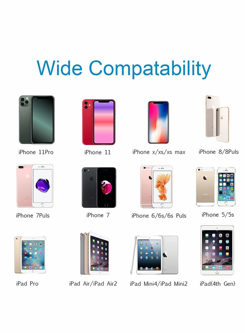 محول شبكة إيثرنت LAN RJ45 مع منفذ شحن لأجهزة iPhone المحددة، ولنماذج iPad سرعة 100Mbps توصيل وتشغيل