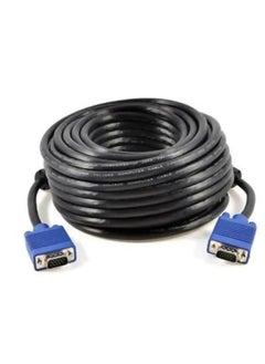 Generic 15-pin VGA male to female connector cable for compatible displays (15 meters) 