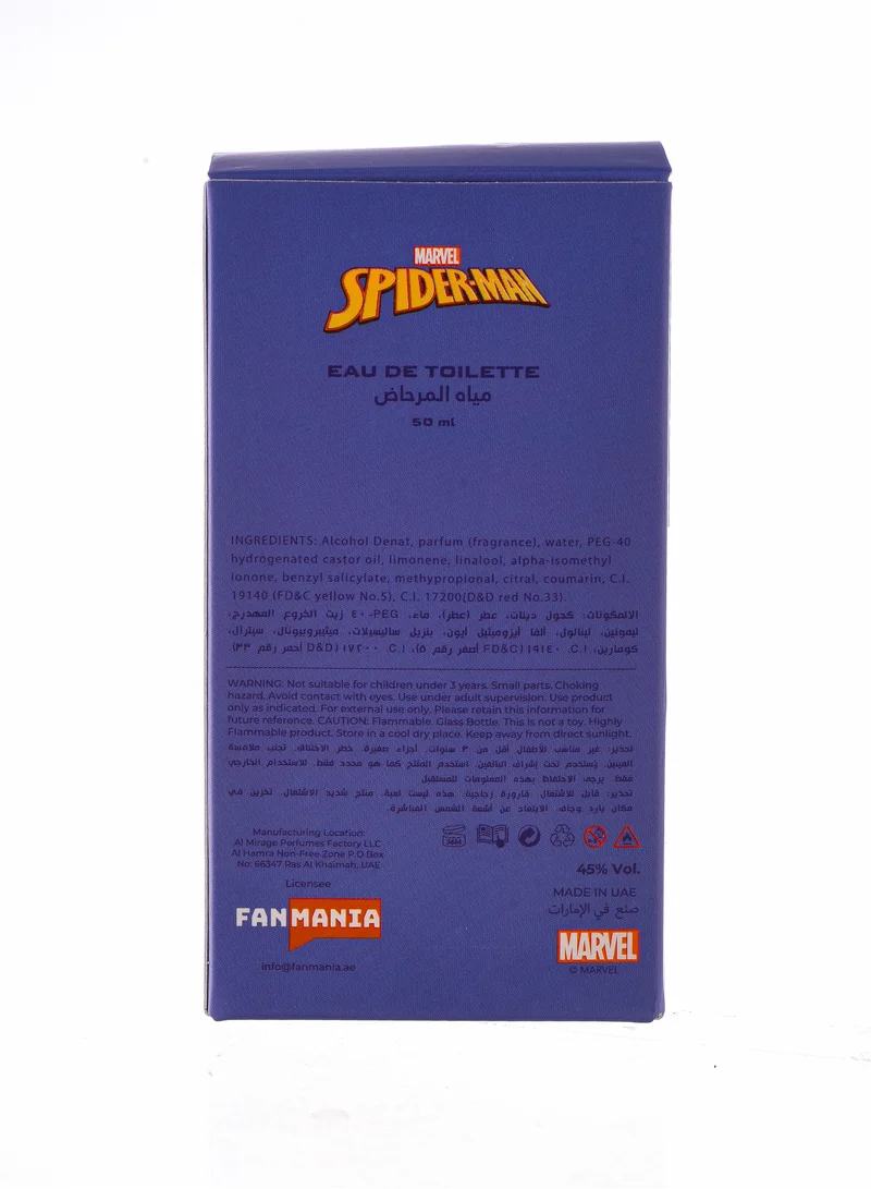 MARVEL Pretty Things By UrbanHaul X Marvel Spiderman Perfume for Boys 50ML