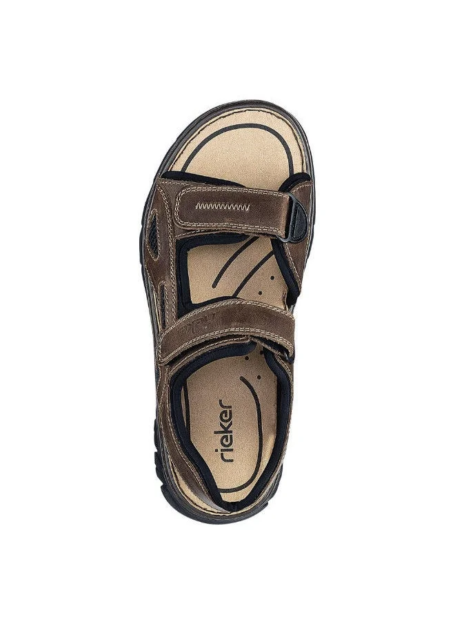 rieker Rieker Mens Casual Sandals 26761-26 ACTIVE Brown 116-1104