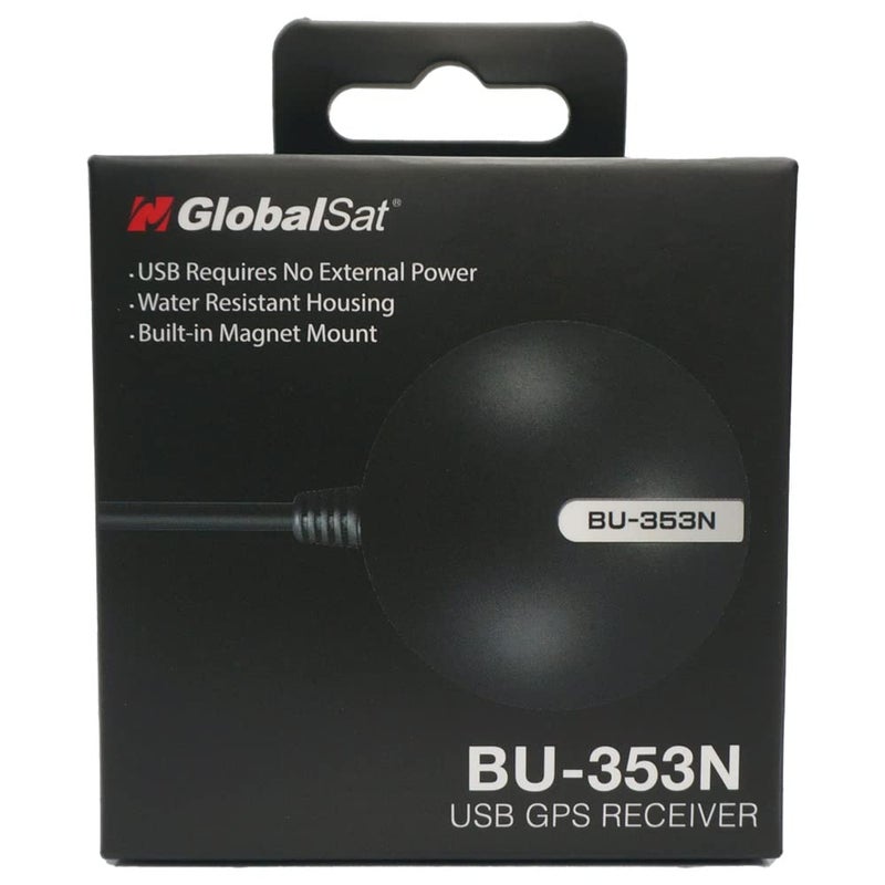 GlobalSat جهاز استقبال GPS USB من GlobalSat BU-353N، أسود - Image 2