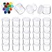 Yolev 25 Pcs Small Paint Pots with Lids 10ml034 Oz Empty Paint Cups with Lids Small Paints Containers for DIY Craft Painting Beads Classrooms Schools Art Festivals - Image 2