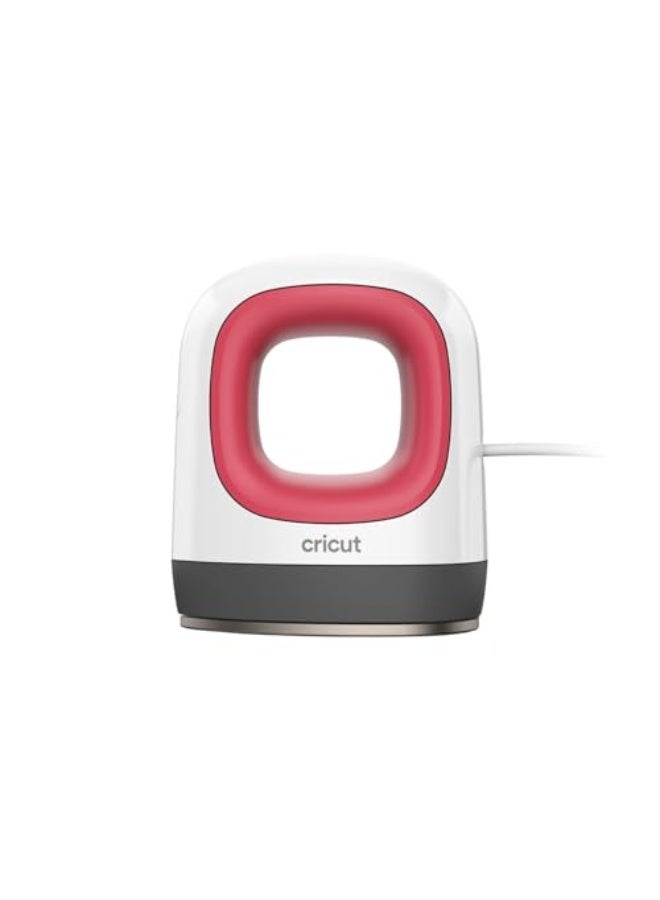 Cricut EasyPress Mini Heat Press for Pressing Small Objects like Shoes Stuffed Animals Hats More 3 Heat Settings Precision Tip CeramicCoated Heat Plate Raspberry - Image 1