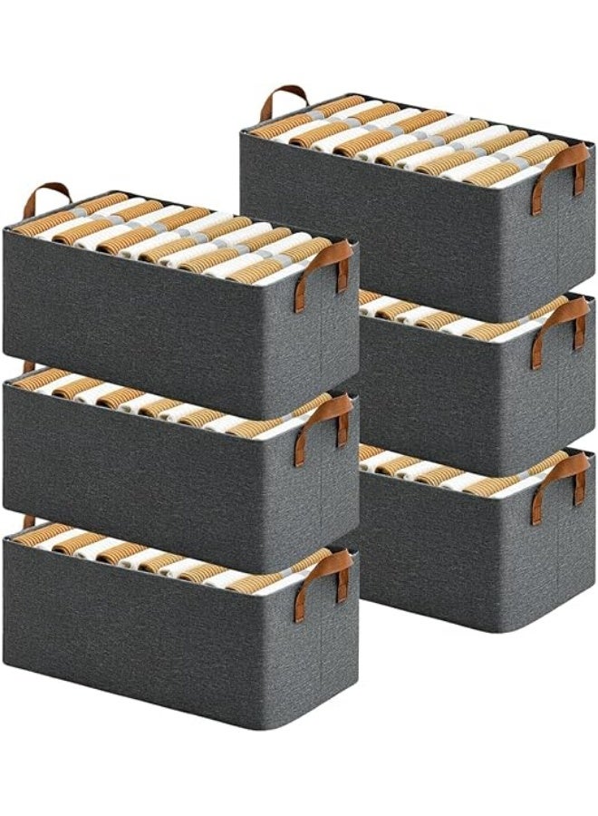 High-quality storage boxes designed to help you organize spaces efficiently and stylishly. 6 pieces - Image 1