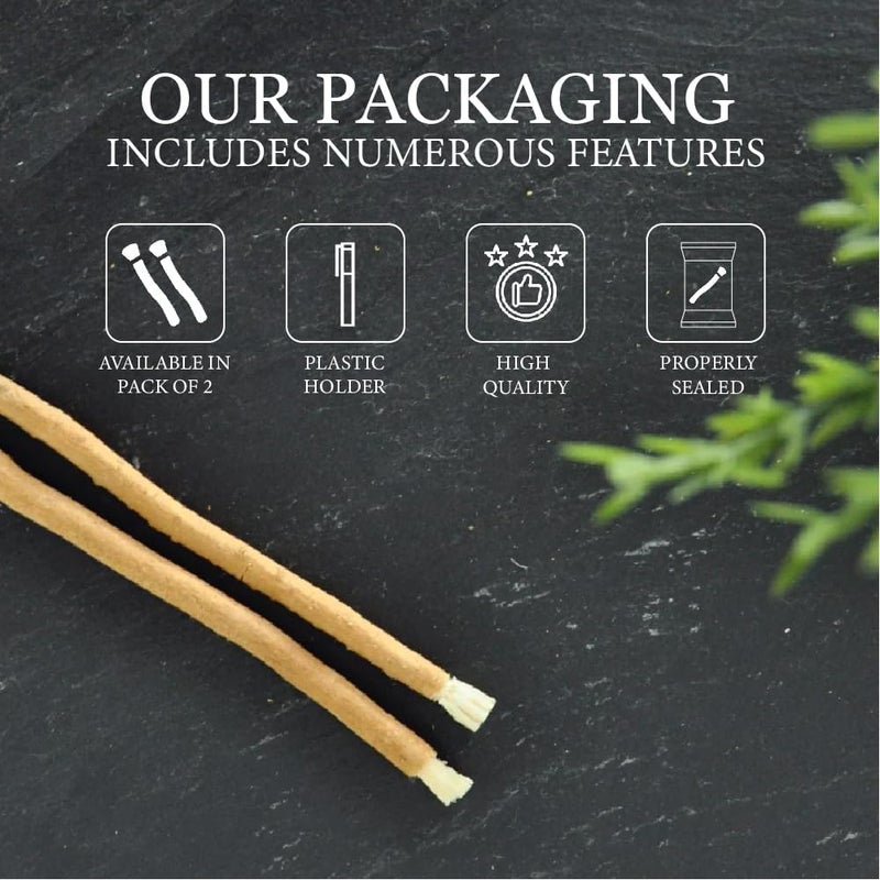 Natural Maswak Stick| Chewable Toothbrush | Organic Teeth Cleaning & Whitening | Natural Brush | 02 Maswak with one Holder | Vacuum Sealed for Freshness | Oral Care & Healthy Gums - Image 2