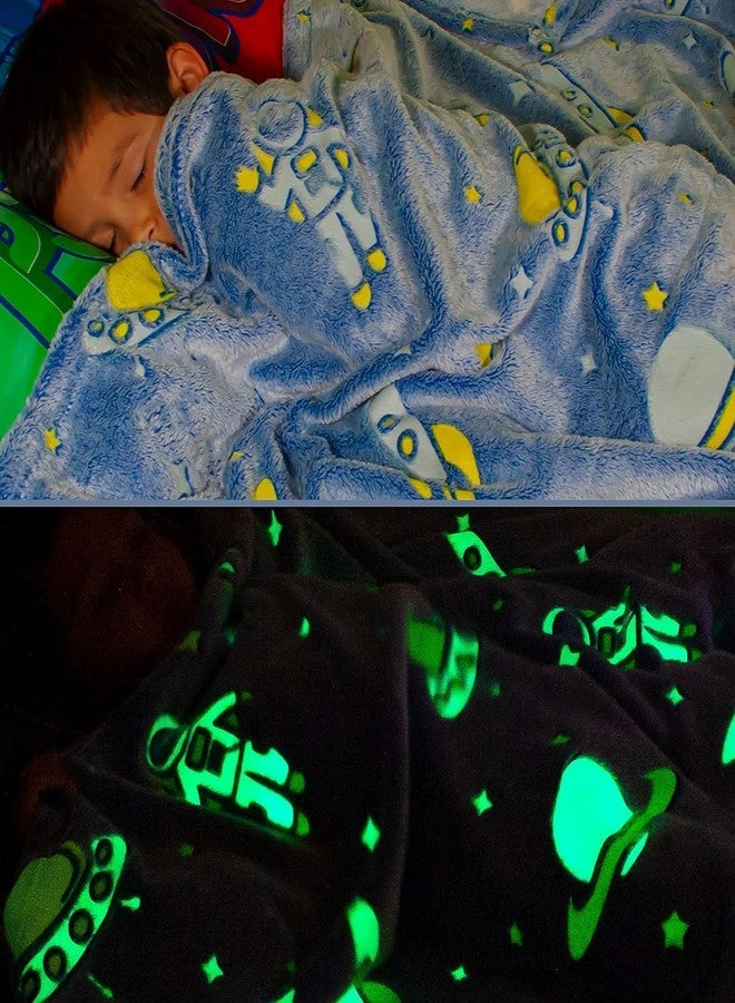 AG E-Com Glow in Dark Baby Blanket Unicorn | Bedroom Decor | Gifts Kids - Teen Boys & Girls | Travel Lightweight Throw Blankets | Fur Blanket | Soft Cozy Fluffy | Winter Quilt (Multi Color) - Image 4