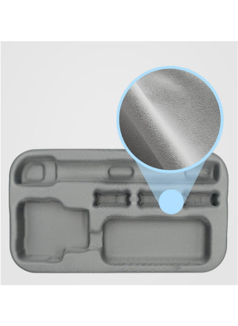 Generic 1PCS Medium Size Carrying Case Storage Protective Shell for Insta360 Ace /Ace Pro /GO 3 /GoPro/ DJI Sports with Detachable Organizer Shockproof Waterproof Scratchproof Soft Cloth Interior 55cm  - Image 3
