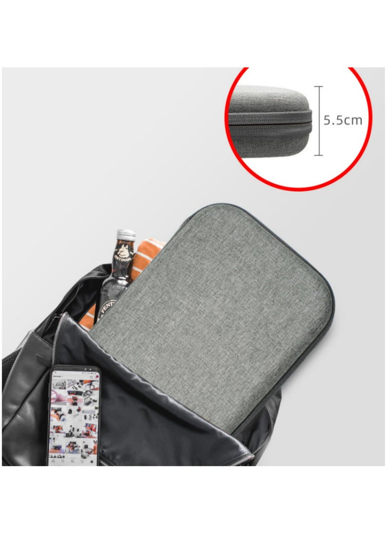 Generic 1PCS Medium Size Carrying Case Storage Protective Shell for Insta360 Ace /Ace Pro /GO 3 /GoPro/ DJI Sports with Detachable Organizer Shockproof Waterproof Scratchproof Soft Cloth Interior 55cm  - Image 5