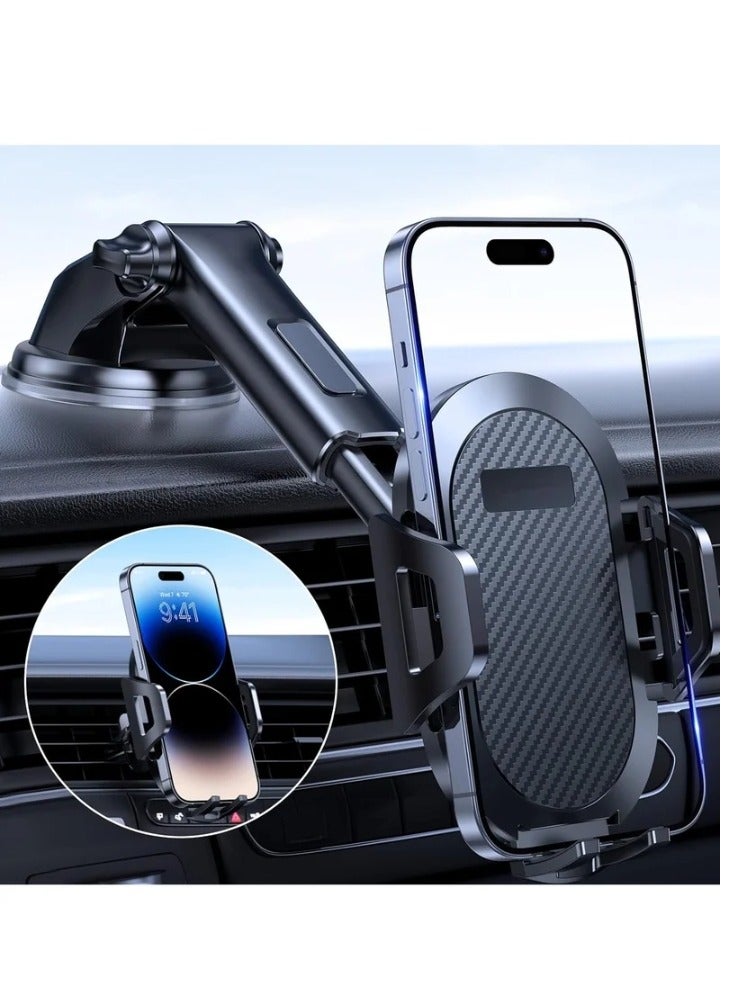 Shopping Point Car Phone Holder, Mobile Holder For Car Long Arm Phone Holder Car for Dashboard Windshield Air Vent【Heat-Resistant Strong Suction Cup】Car Mobile Holder Compatible with All Smartphones - Image 1