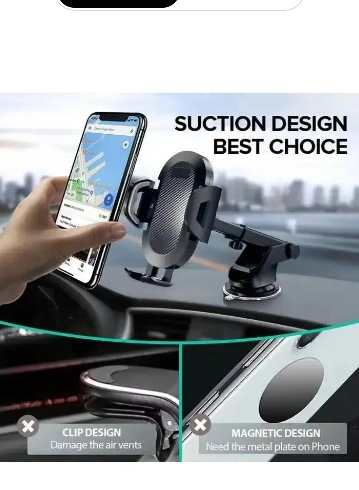 Shopping Point Car Phone Holder, Mobile Holder For Car Long Arm Phone Holder Car for Dashboard Windshield Air Vent【Heat-Resistant Strong Suction Cup】Car Mobile Holder Compatible with All Smartphones - Image 3