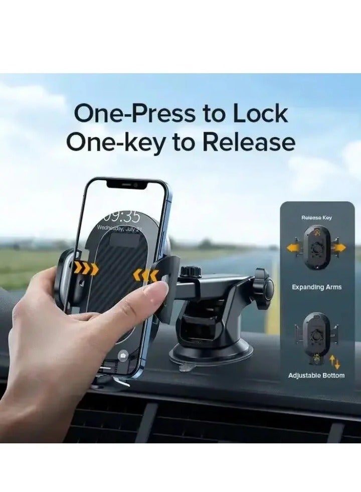 Shopping Point Car Phone Holder, Mobile Holder For Car Long Arm Phone Holder Car for Dashboard Windshield Air Vent【Heat-Resistant Strong Suction Cup】Car Mobile Holder Compatible with All Smartphones - Image 4