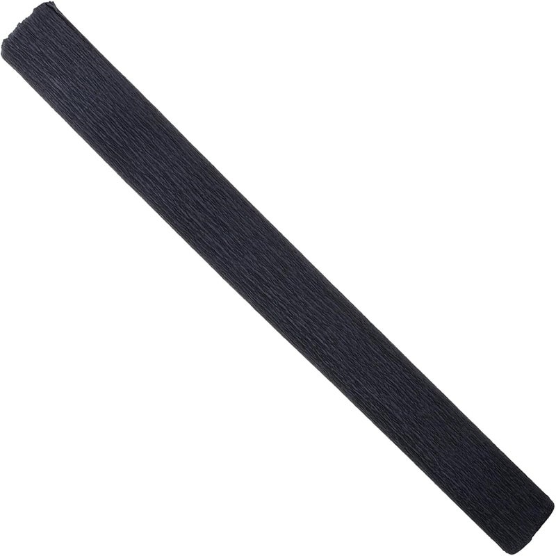 JOINPAYA Craft Crepe Paper Roll 180G Black Wrinkled DIY Flower Making Paper for Floral Arrangements Party Decorations Wedding Centerpieces Home Crafts - Image 1