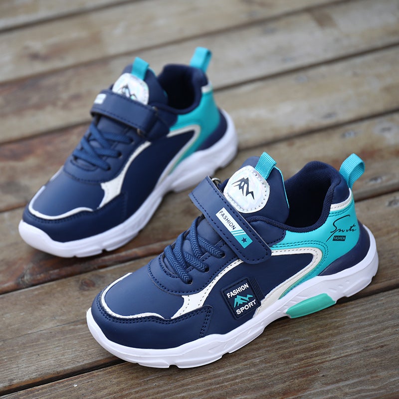 Boys' Sneaker 2022 Autumn Children'S Shoes Leather Light Children'S Shoes Large Children'S Spring Running Shoes For Boys - Image 1