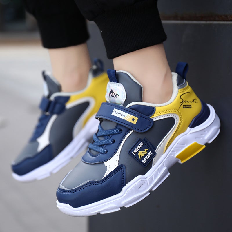 Boys' Sneaker 2022 Autumn Children'S Shoes Leather Light Children'S Shoes Large Children'S Spring Running Shoes For Boys - Image 3