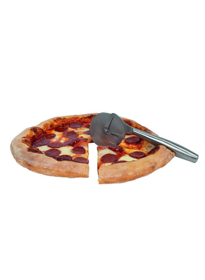 Boska Stainless Steel Pizza Cutter - Copenhagen Multifunctional Pizza Wheel Cutter - Handheld Food Slicer - Silver Non-Stick Adjustable Roller - Dishwasher Safe - For Kitchen Cooking - Image 4