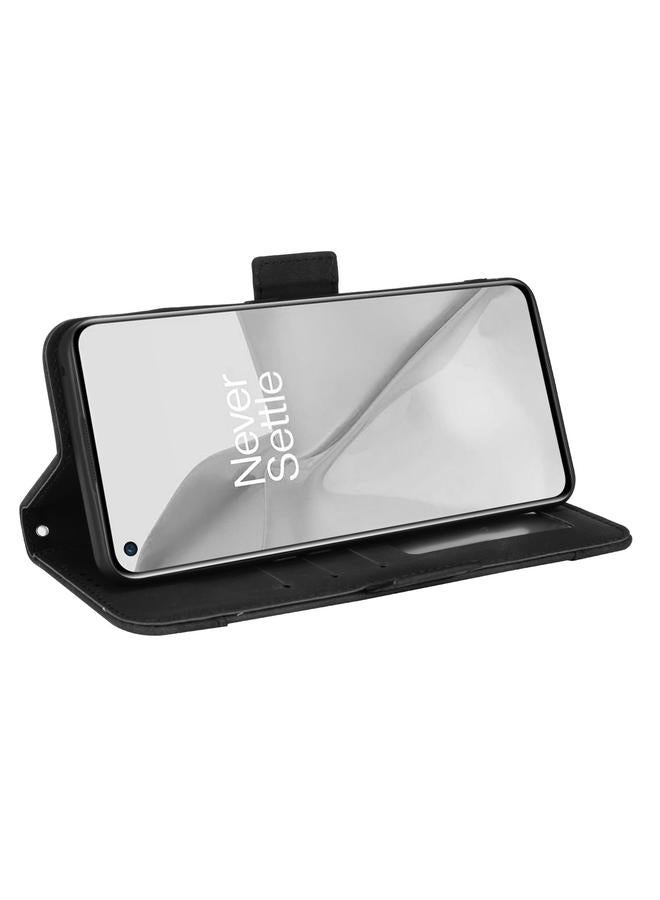 S-TOP Case For OnePlus 10 Pro 5G Skin Feel Calf Pattern Leather Phone Case - Image 5