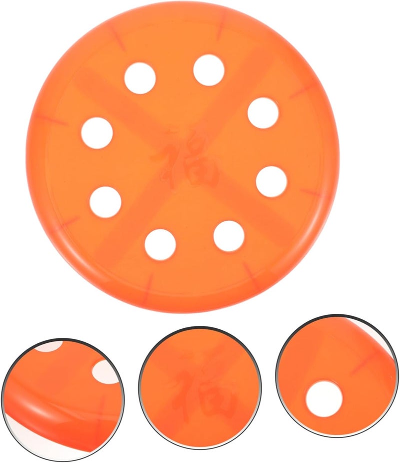 Round Plastic Stool Seat Replacement Cover 8-Hole Design Sturdy and Easy to Clean for Home and Restaurant Use - Image 4