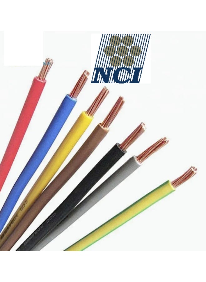 NCI سلك NCI نحاس أحادي النواة 2.5 مم × 1، معزول بـ PVC بجهد 750 فولت (H07V-R)، سلك كهربائي للبناء بطول 92 متر (100 ياردة) - أصفر/أخضر - الإمارات العربية المتحدة - Image 5