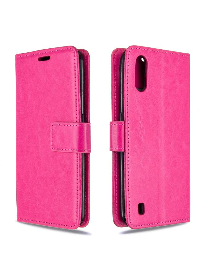 S-TOP Case For Galaxy A01 Crazy Horse Texture Horizontal Flip Leather Case with Holder & Card Slots & Wallet & Photo Frame - Image 2