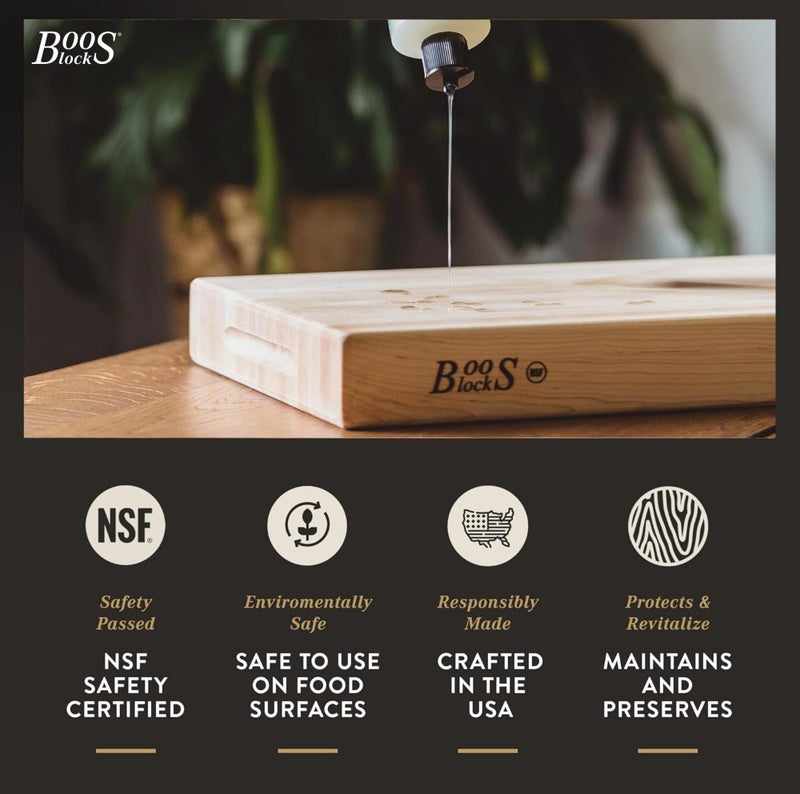 Boos Block John Boos MYSB Mystery Butcher Block Oil, 16 Ounce Bottle - Image 3