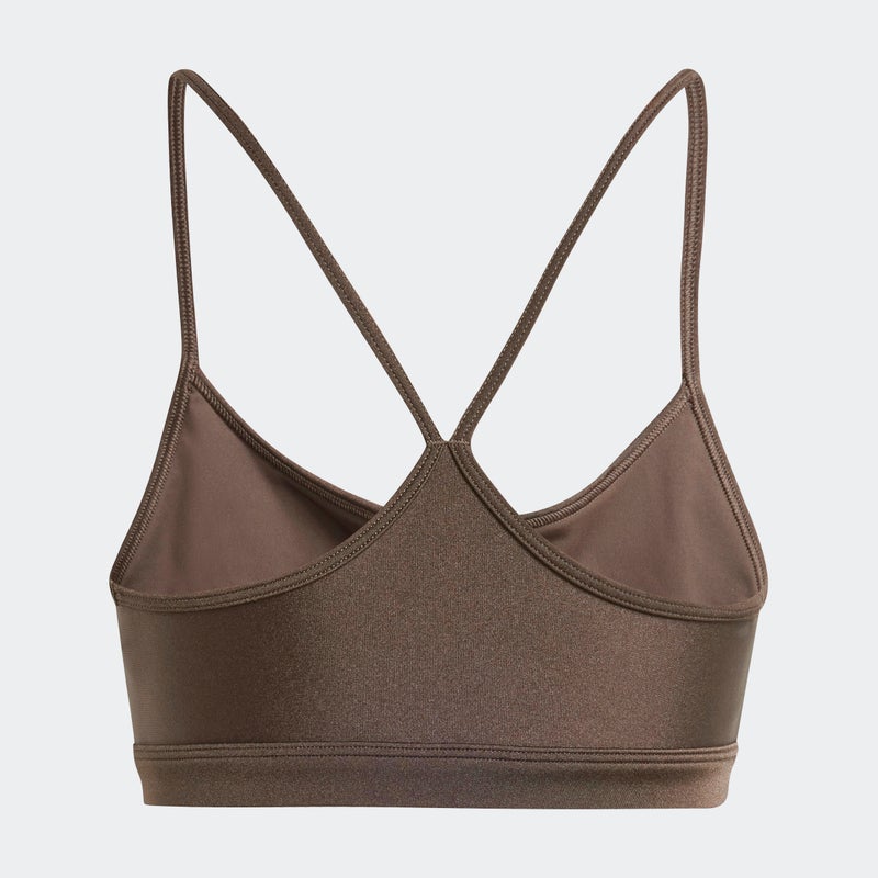 Adidas Aeroreact Training Light-Support Shiny Bra - Image 2
