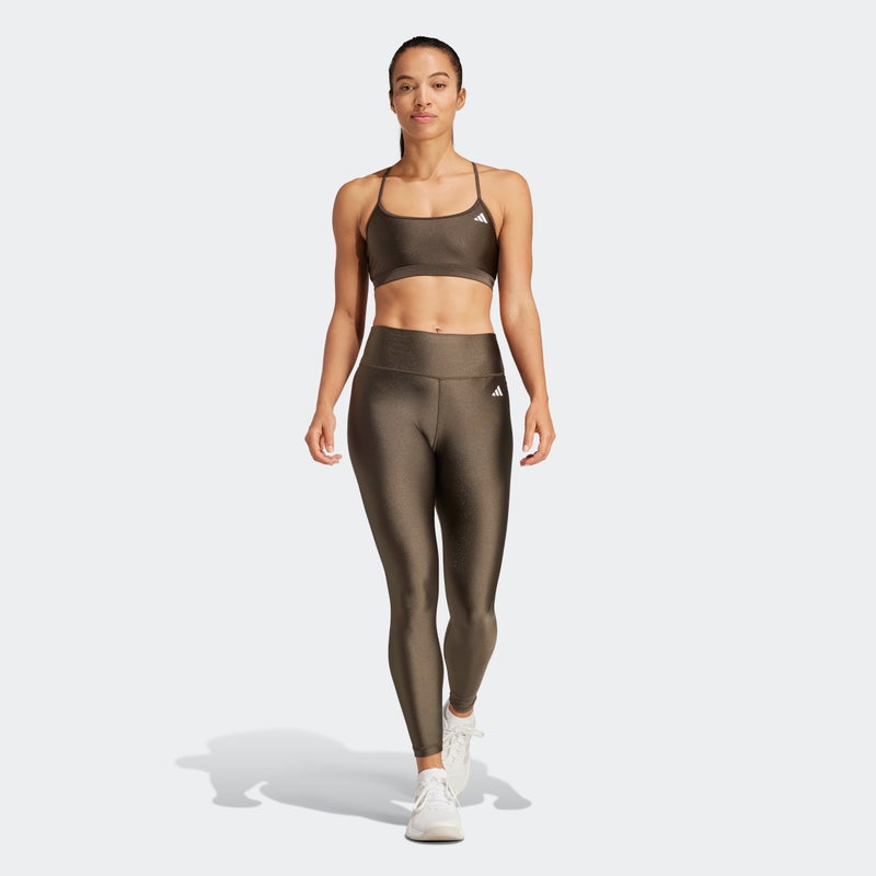 Adidas Aeroreact Training Light-Support Shiny Bra - Image 5