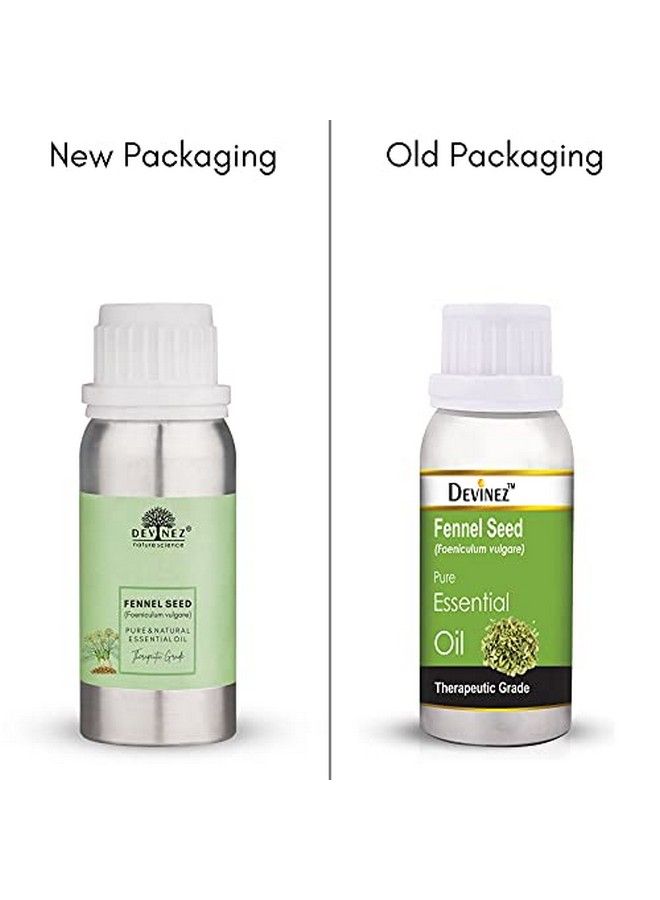 Devinez Fennel Seed Essential Oil 100% Pure Natural & Undiluted 100Ml In Anodized Aluminum Bottle - Image 3