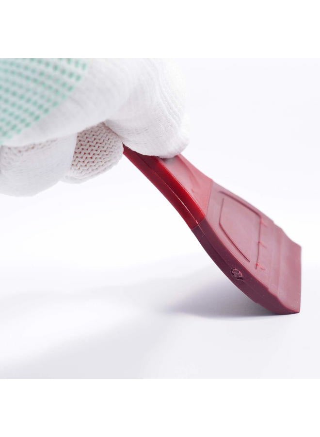 AHCHAY Small Squeegee Soft Rubber Blade 2.3 Inch Mini Size for Screen Printing, Chalk Paste or Ink, Self-Adhesive Vinyl, Desktop Screen Cleaning, Big Version, Pack of 2 - Image 5