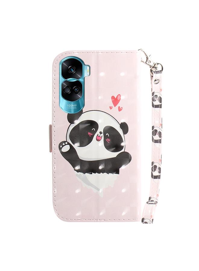 S-TOP Case For Honor 90 Lite 3D Colored Horizontal Flip Leather Phone Case - Image 3