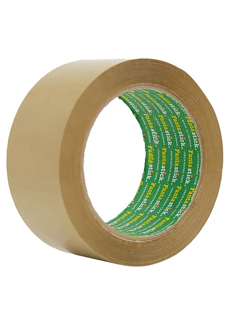 Fantastick 24-Piece Brown Two Inch Wide Packaging Tape 100 Yards Length  - Image 2